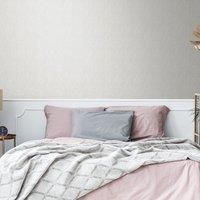Boutique Grasscloth Textured Plain Natural Metallic Wallpaper