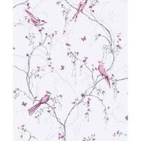 Superfresco Easy Lilac Songbird Wallpaper
