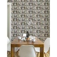 Superfresco Vintage Bookcase Rustic 3D Book Shelf Library Wallpaper 103178 / 003
