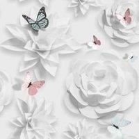 Superfresco Easy Origami Florals Wallpaper Sample