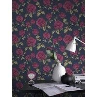 Boutique Navy Countess Wallpaper