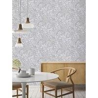 Boutique Silver Palm Springs Floral Trail Wallpaper (Was £27)