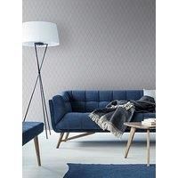 Superfresco Easy Grey/White Bercy Geometric Wallpaper