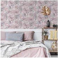 Superfresco Easy Pink Summer Garden Floral Wallpaper