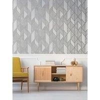 Superfresco Easy Silver Milan Geometric Wallpaper