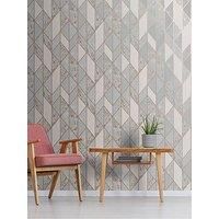Superfresco Easy Rose Gold Milan Geometric Wallpaper