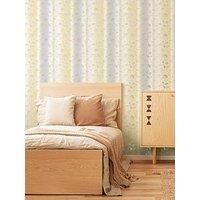Sublime Yellow/Grey Summertime Floral Wallpaper