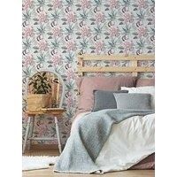 Graham & Brown Superfresco Easy Pink Floral Smooth Wallpaper