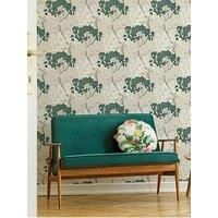 Fresco Dark Green Lykke Floral Tree Wallpaper
