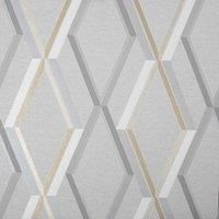 Graham & Brown Superfresco Easy Grey Prestige Geometric Wallpaper