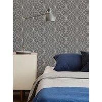 Fresco Laser Grey / Silver Wallpaper