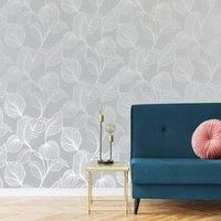 Graham & Brown Boutique Moonstone Royal Plam Tropical Wallpaper