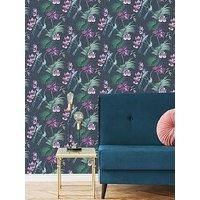 Julien MacDonald Utopia Navy Floral Wallpaper
