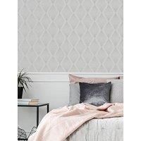 Julien MacDonald Wallpaper, Non Woven, Silver