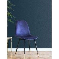 Julien MacDonald Disco Glitter Navy Plain Wallpaper