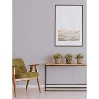 Superfresco Colours Quartz Fractal Grey Wallpaper Paper  wilko