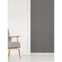 Superfresco Luxe Ogee Black Silver Wallpaper Paper  wilko