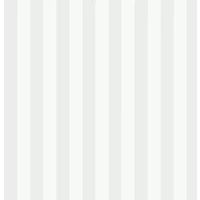Laura Ashley Lille Pearlescent Stripe White Wallpaper