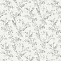 Laura Ashley Forsythia Steel Wallpaper