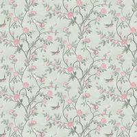 Laura Ashley Eglantine Eau de Nil Wallpaper
