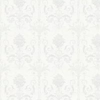 Laura Ashley Josette Metallic Silver Wallpaper