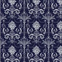Laura Ashley Josette Midnight Wallpaper