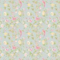 Laura Ashley Summer Palace Duck Egg Wallpaper