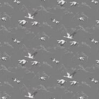 Laura Ashley Animalia Dark Steel Wallpaper