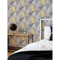 Graham & Brown Fresco Shard Grey Ochre, Yellow