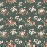 Laura Ashley Rosemore Fern Floral Smooth Wallpaper