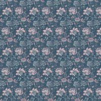 Laura Ashley Portia Dark Seaspray Wallpaper