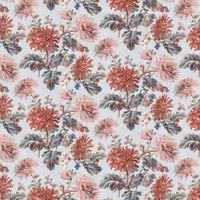 Laura Ashley Maryam Crimson Floral Smooth Wallpaper