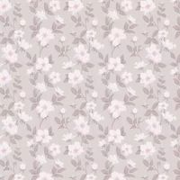 Laura Ashley Fleurir Sugared Violet Floral Smooth Wallpaper