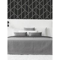 Superfresco Panel Glitter Geo - Charcoal Wallpaper (WAS £18.99)