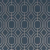 Superfresco Easy Navy Luxe Geometric Wallpaper