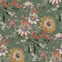 Boutique Martha Viridian Floral Wallpaper
