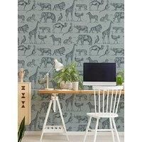 Superfresco Easy Blue Zooology Nature Wallpaper