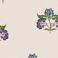 Joules Indienne Block Print Dawn Grey Wallpaper