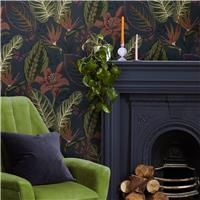 Eden Tropical Floral Wallpaper