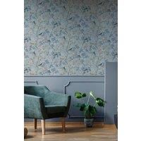 Superfresco Easy Birds of a Feathers Floral Denim Wallpaper