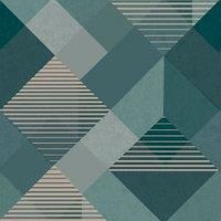 Superfresco Easy Kaleidoscope Emerald Wallpaper Sample