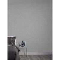 Superfresco Easy Glitter Stria Textured Plain Silver Wallpaper