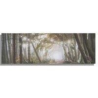 Art for the Home Woodland Wander LED Printed Canvas