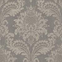 Boutique Archive Damask Taupe Wallpaper Sample