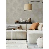 Superfresco Easy Neutral & Gold Serenity Large Scale Geometric Wallpaper