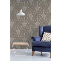 Leaves Neutral / Gold Wallpaper