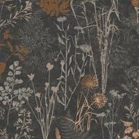 Superfresco Easy Organics Black/Copper Wallpaper Sample