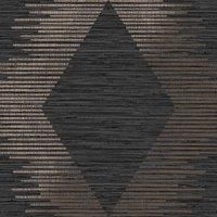 Superfresco Easy Black & Rose Gold Serenity Large Scale Geometric Wallpaper