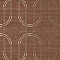 Boutique Ruby Indulgent Geometric Wallpaper