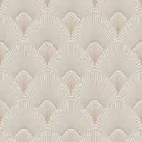 Sublime Art Deco Geometric Natural Wallpaper